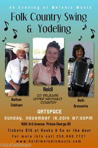 Folk Country Swing & Yodeling CD Release Concert