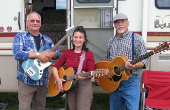 Ready to perform..Grassy Plains with Larry Alder & Nathan Tinkham
