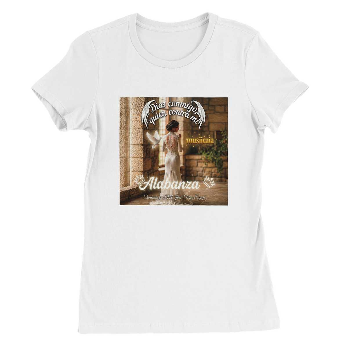 Dios conmigo quien contra mi - Women’s Cut T-Shirt