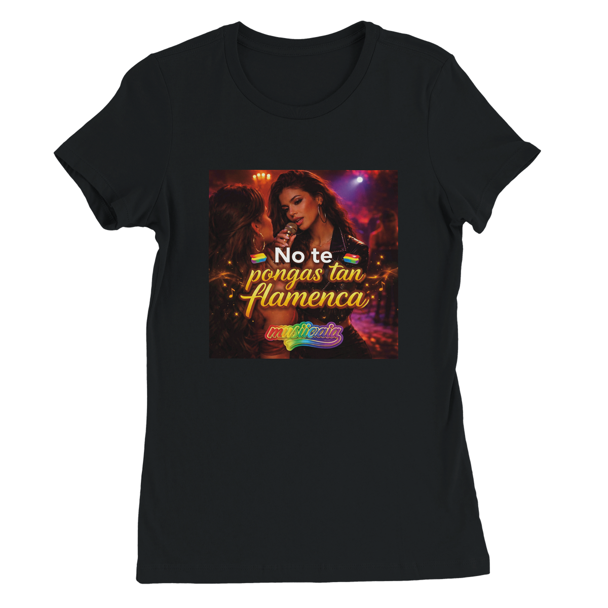 No te pongas tan flamenca - Women's Cut T-Shirt