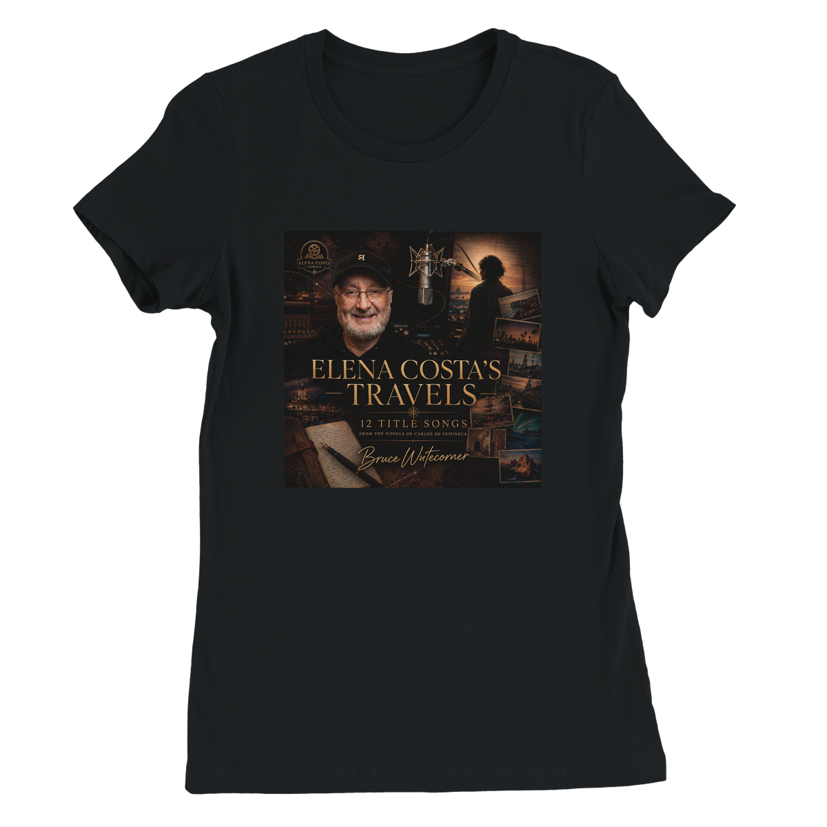 Elena Costa Series (Title Songs to Carlos de Vesuneca's Novels) - Women’s Cut T-Shirt