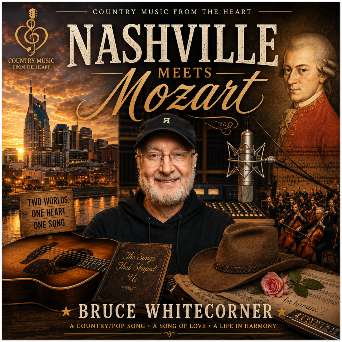 Nashville Meets Mozart - Fine Art Poster