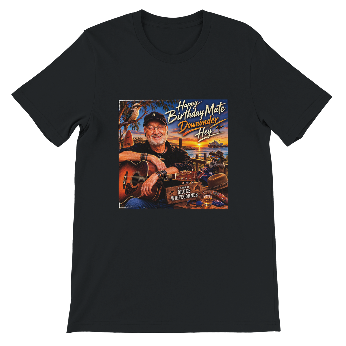 Happy Birthday Mate, Downunder, Hey - Unisex T-Shirt