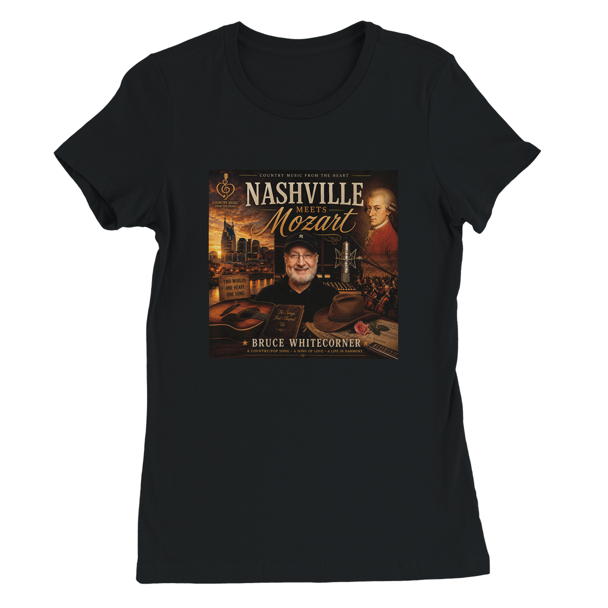 Nashville Meets Mozart - Women’s Cut T-Shirt
