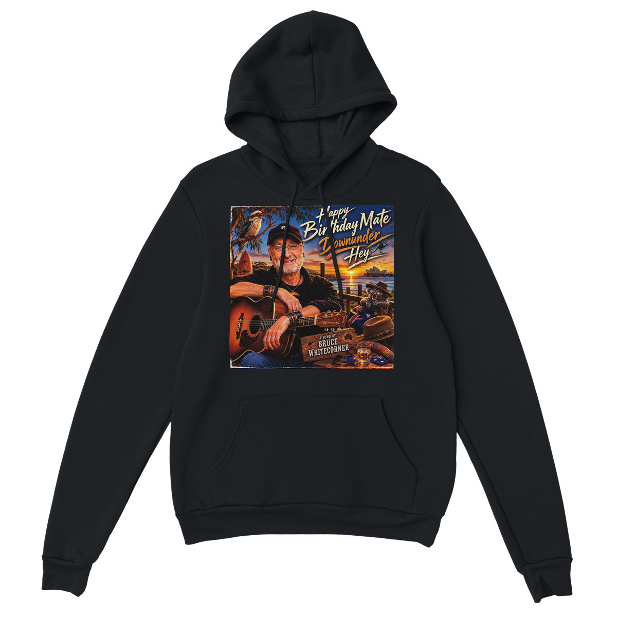Happy Birthday Mate, Downunder, Hey - Classic Unisex Pullover Hoodie