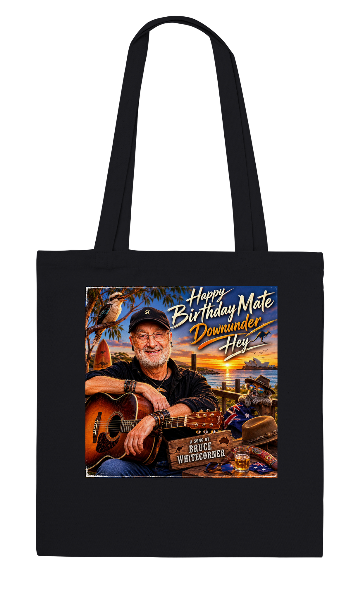 Happy Birthday Mate, Downunder, Hey - Tote bag