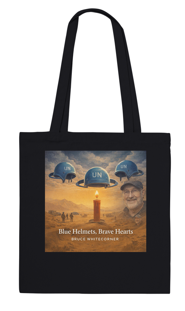 Blue Helmets, Brave Hearts (From Peacekeeping Tribute Album) - Tote bag