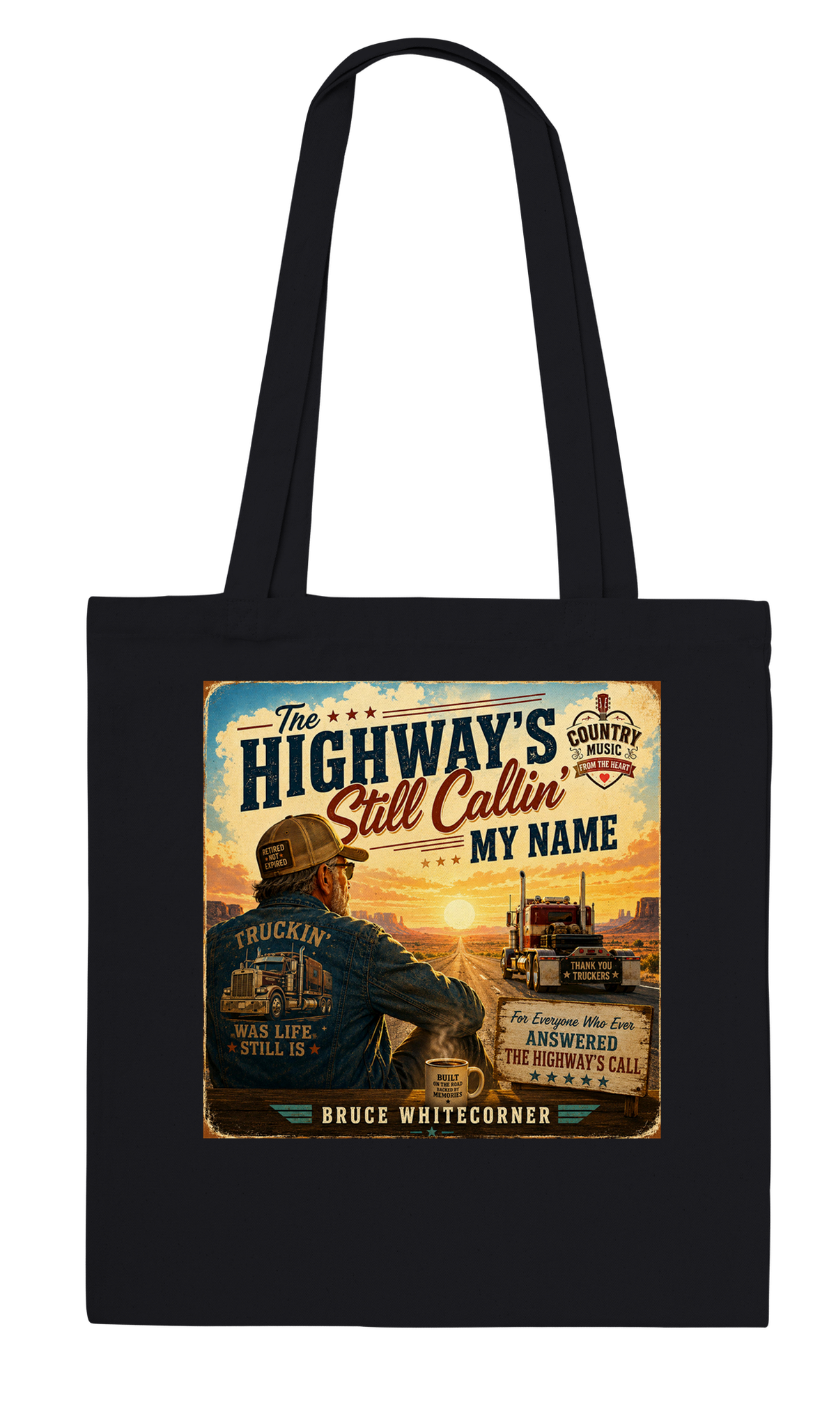 The Highway's Still Callin' My Name - Tote bag