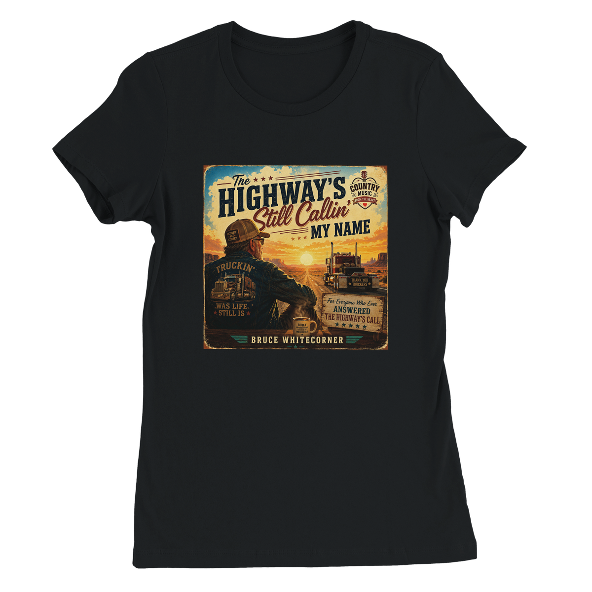 The Highway's Still Callin' My Name - Women’s Cut T-Shirt