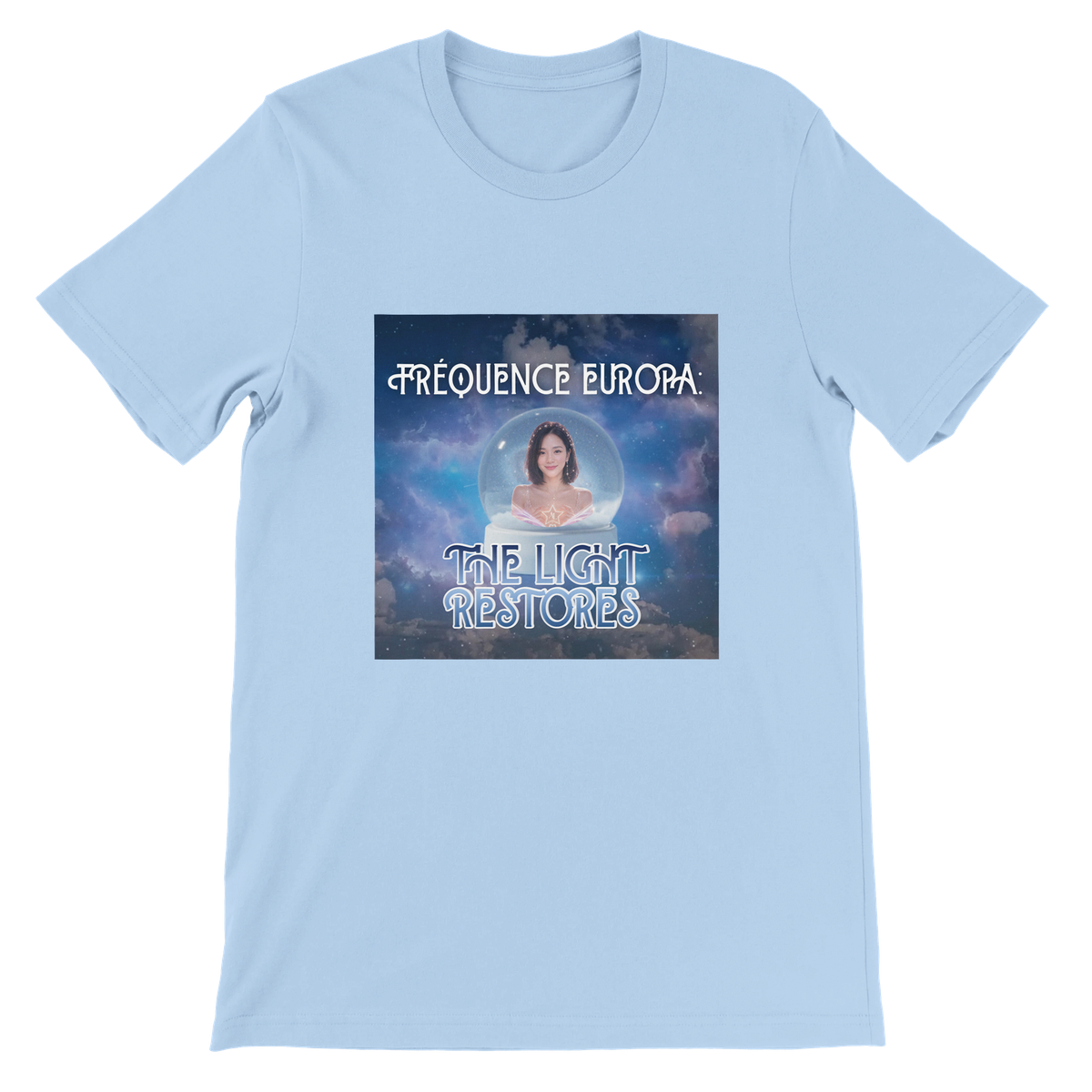 FRÉQUENCE EUROPA: THE LIGHT RESTORES - Unisex T-Shirt