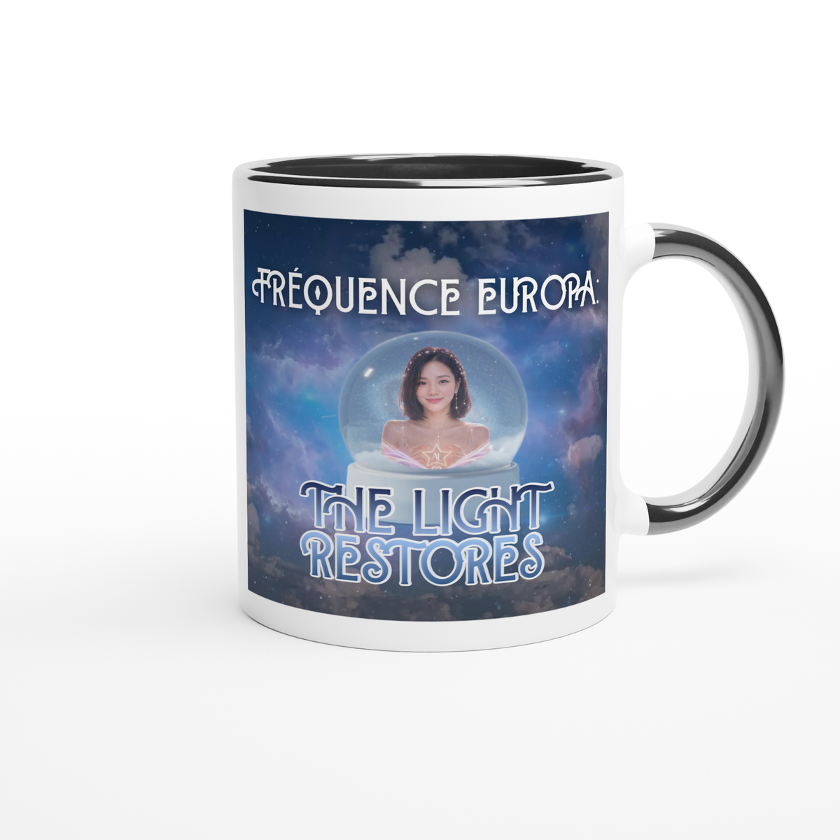 FRÉQUENCE EUROPA: THE LIGHT RESTORES - Ceramic Mug