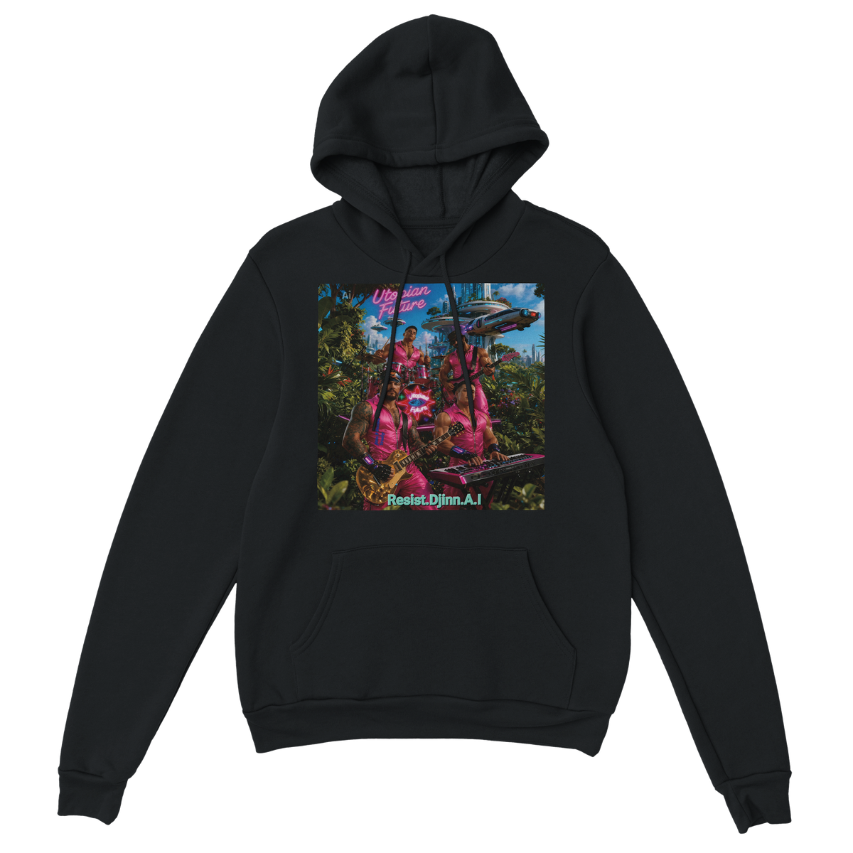 Resist.Djinn.A.I - Classic Unisex Pullover Hoodie