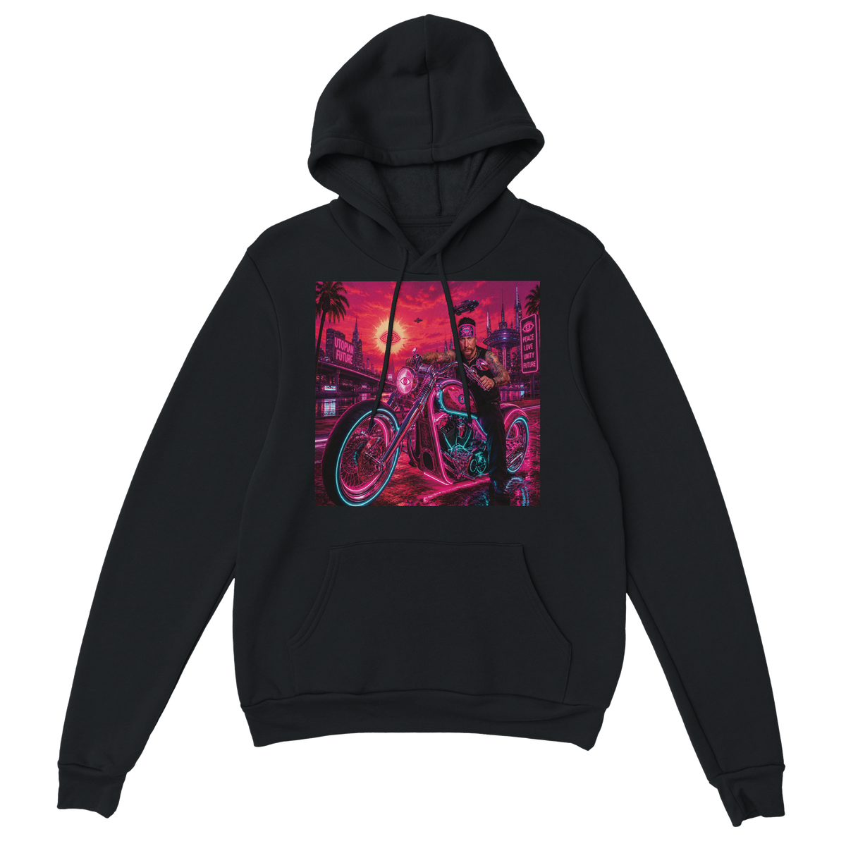 FU Manchu Man - Classic Unisex Pullover Hoodie