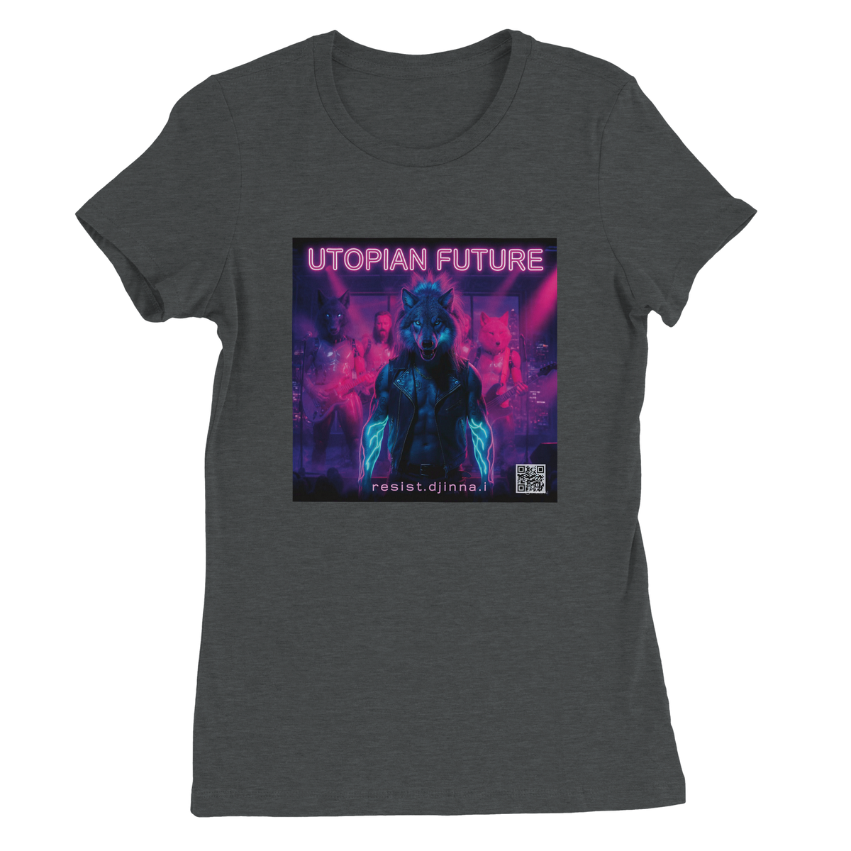 BrA.I.n Thunder Utopian Future - Women’s Cut T-Shirt