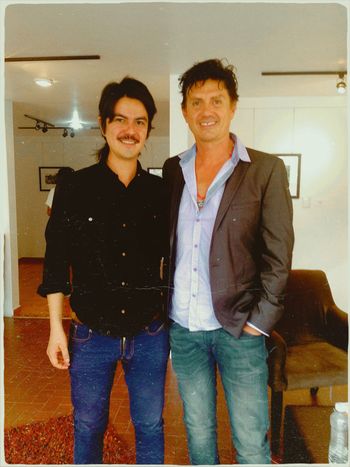 VICENTE JÁUREGUI CON SAUL HERNÁNDEZ DE CAIFANES (2017).
