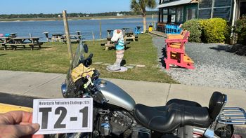 Bike and Attraction. Hand-held Rider Card.
