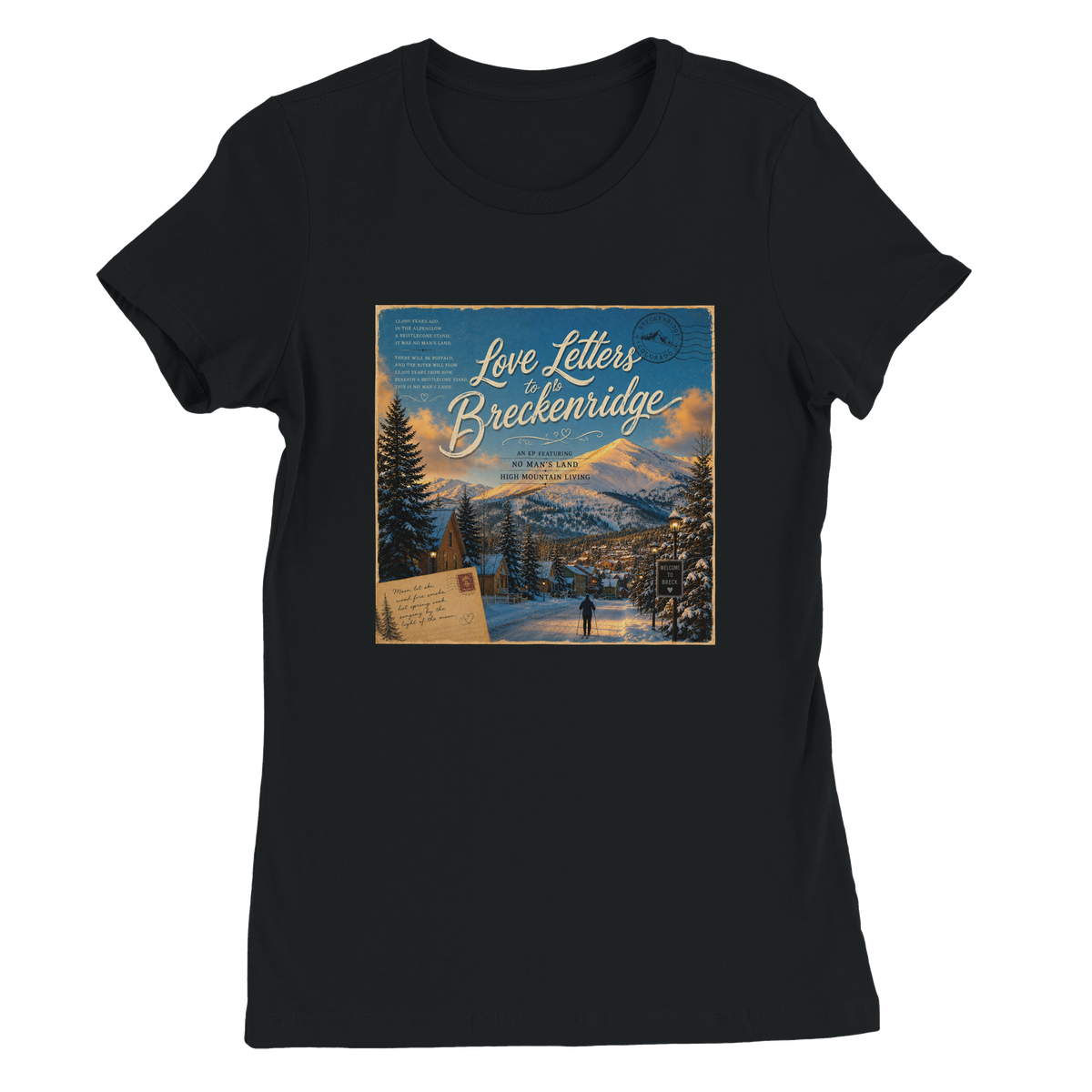 Love Letters to Breckenridge - Women’s Cut T-Shirt