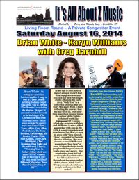 Brian White - Karyn Williams - Greg Barnhill