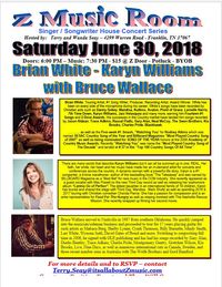 Brian White, Karyn Williams with Bruce Wallace