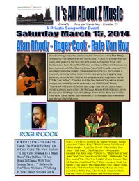 Alan Rhody - Roger Cook - Rafe Van Hoy