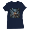Santa Hat Smile - Women’s Cut T-Shirt