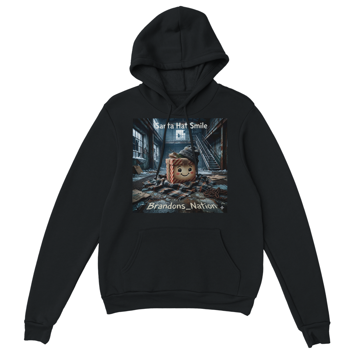 Santa Hat Smile - Classic Unisex Pullover Hoodie