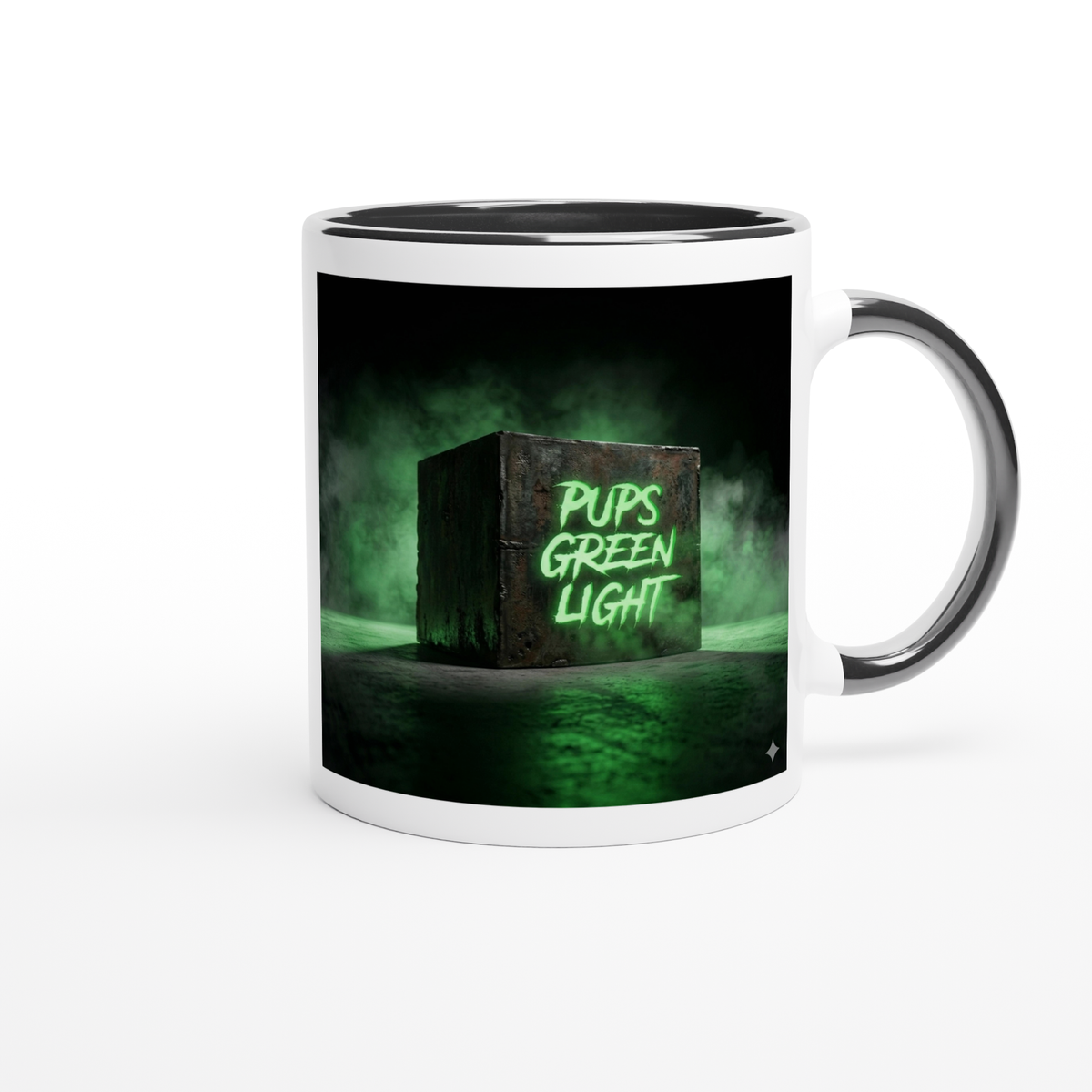 PUPS GREEN LIGHT - Ceramic Mug