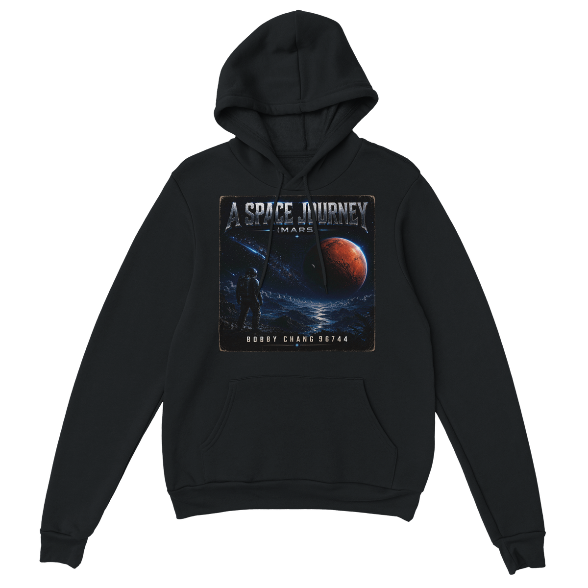 A Space Journey to Mars - Classic Unisex Pullover Hoodie