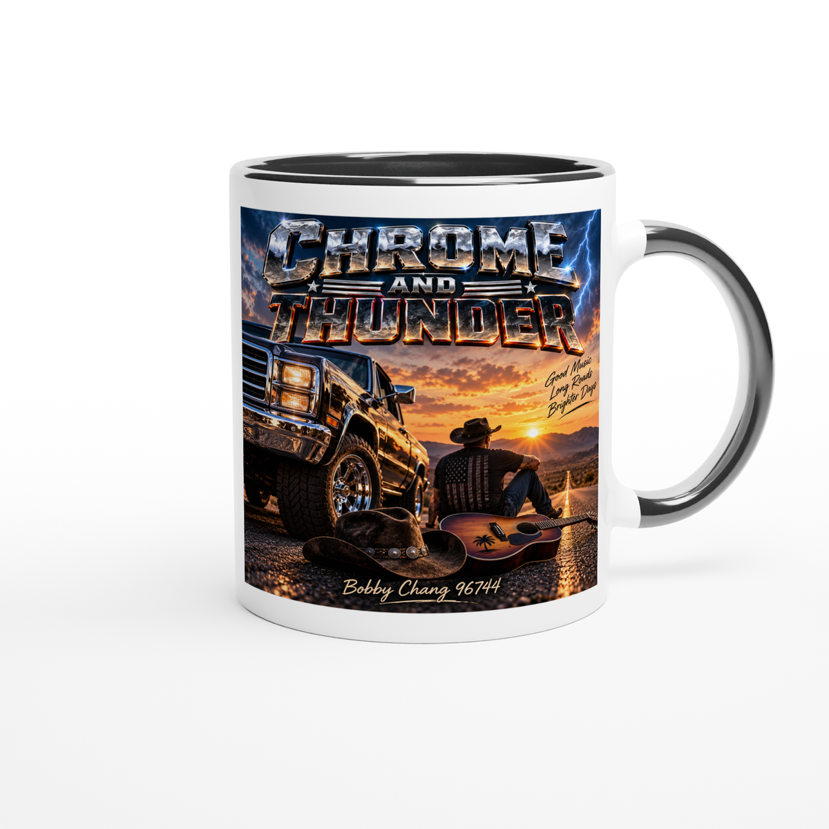Chrome and Thunder - Ceramic Mug