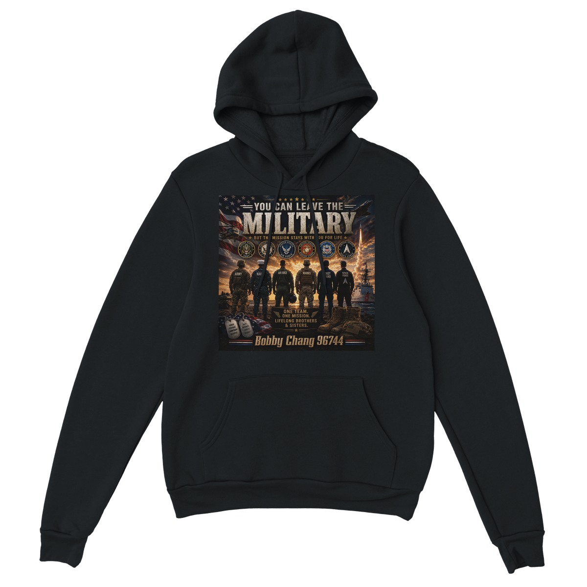 You Can Leave The Military - Classic Unisex Pullover Hoodie