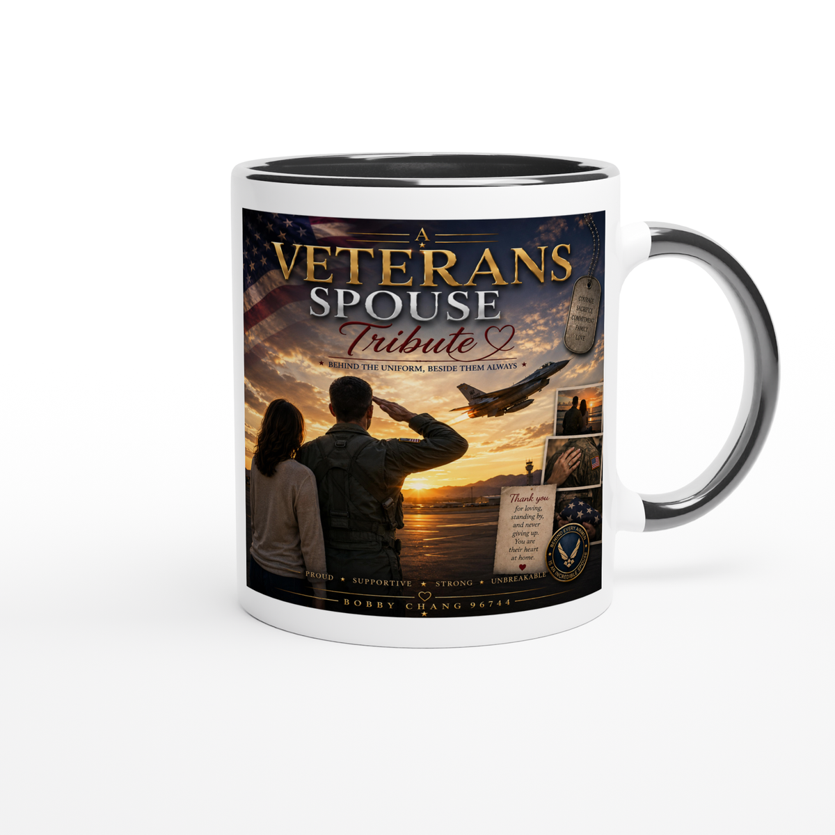 A Veterans Spouse Tribute - Ceramic Mug