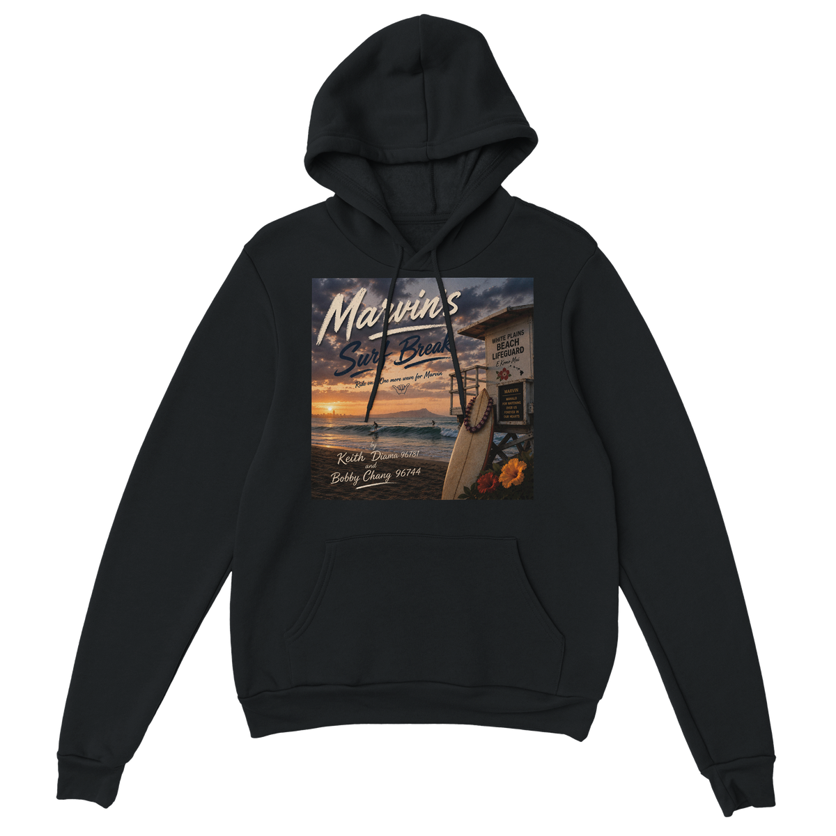 Marvin's Surf Break - Classic Unisex Pullover Hoodie