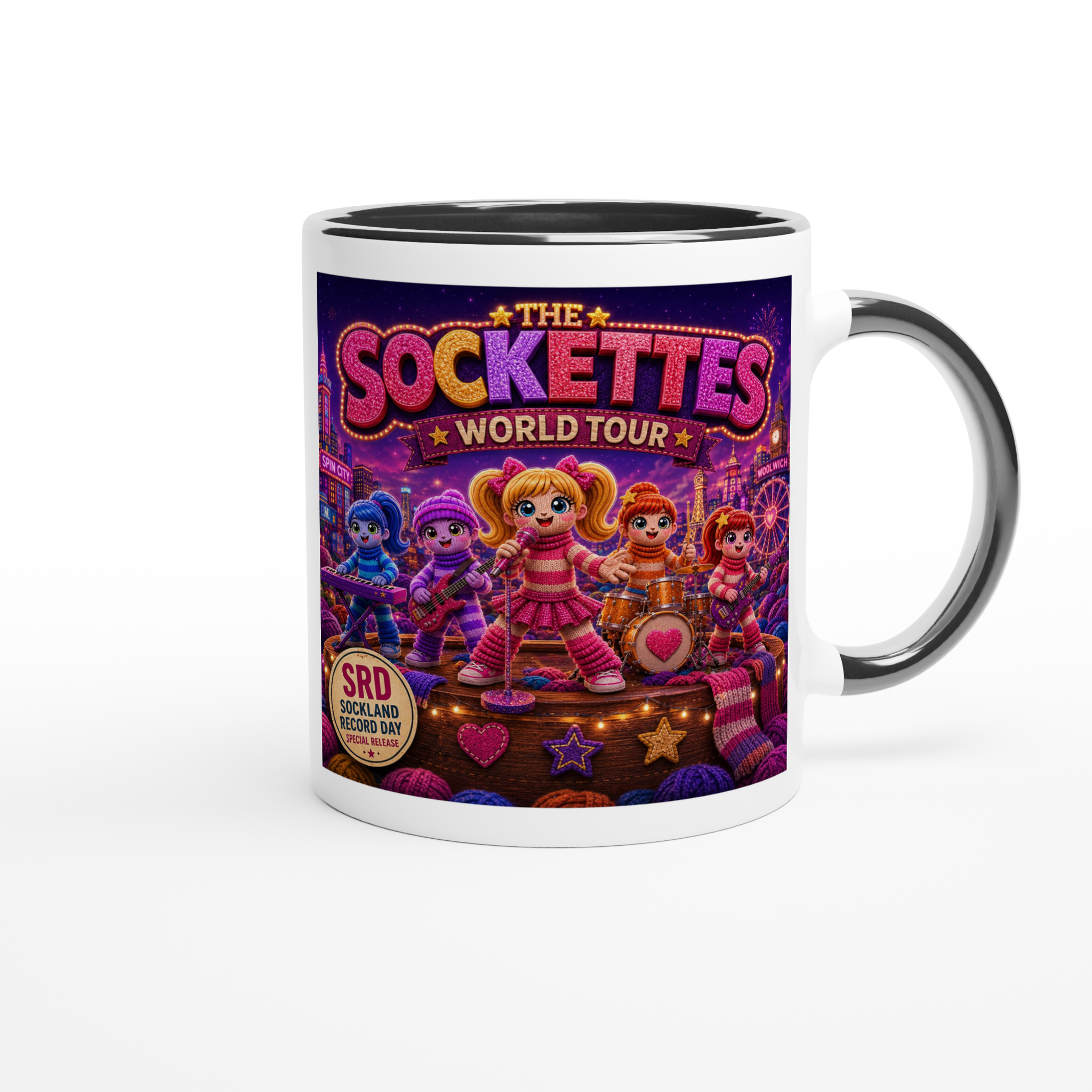 THE SOCKETTES WORLD TOUR - Ceramic Mug
