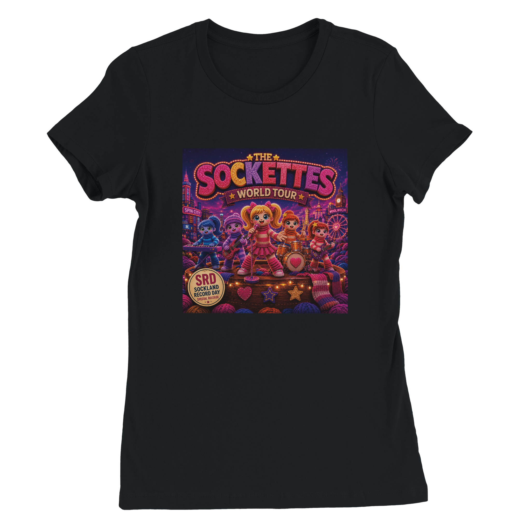 THE SOCKETTES WORLD TOUR - Women&rsquo;s Cut T-Shirt