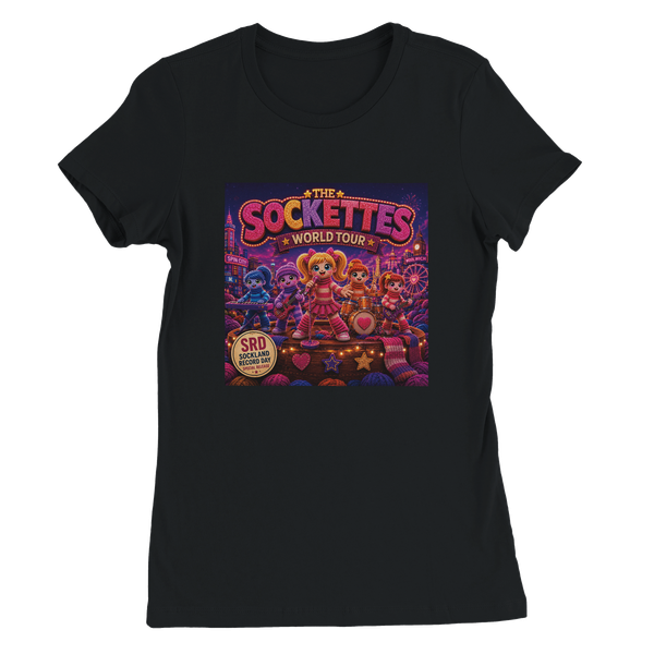 THE SOCKETTES WORLD TOUR - Women’s Cut T-Shirt
