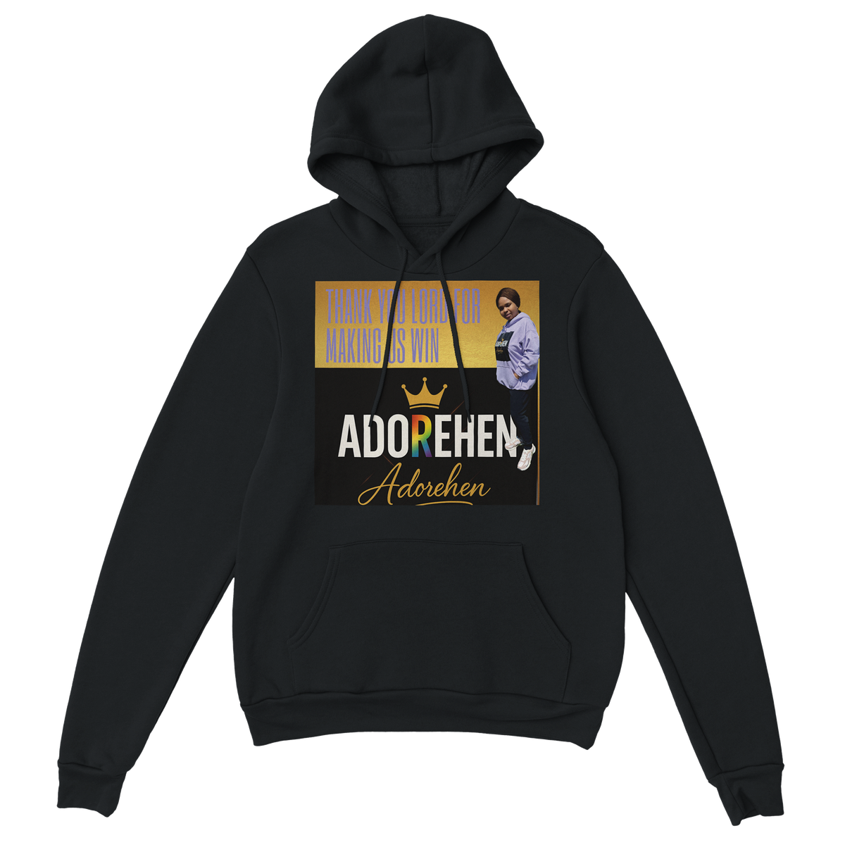 Thank You Lord For Making Us Win. - Classic Unisex Pullover Hoodie