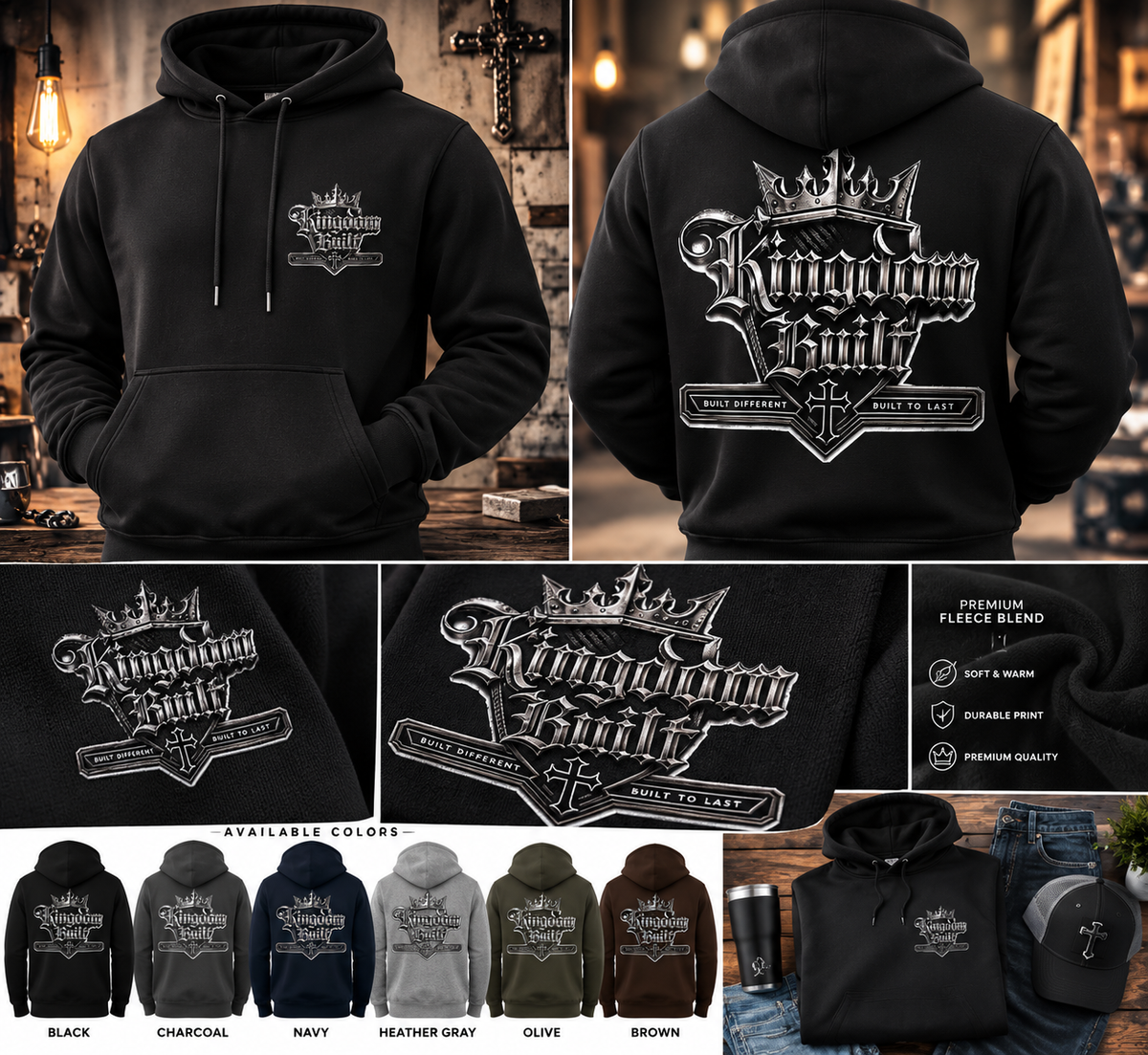 Kingdom Built Hoodies