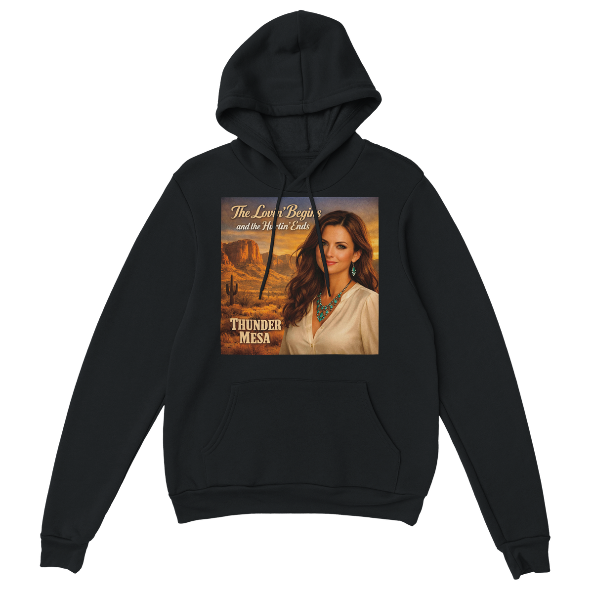 The lovin' begins and the hurtin' ends - Classic Unisex Pullover Hoodie
