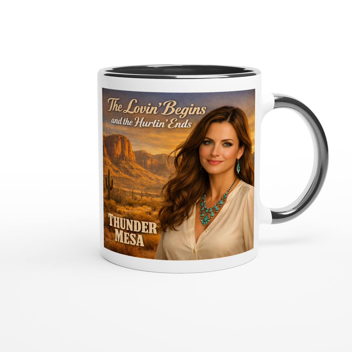 The lovin' begins and the hurtin' ends - Ceramic Mug