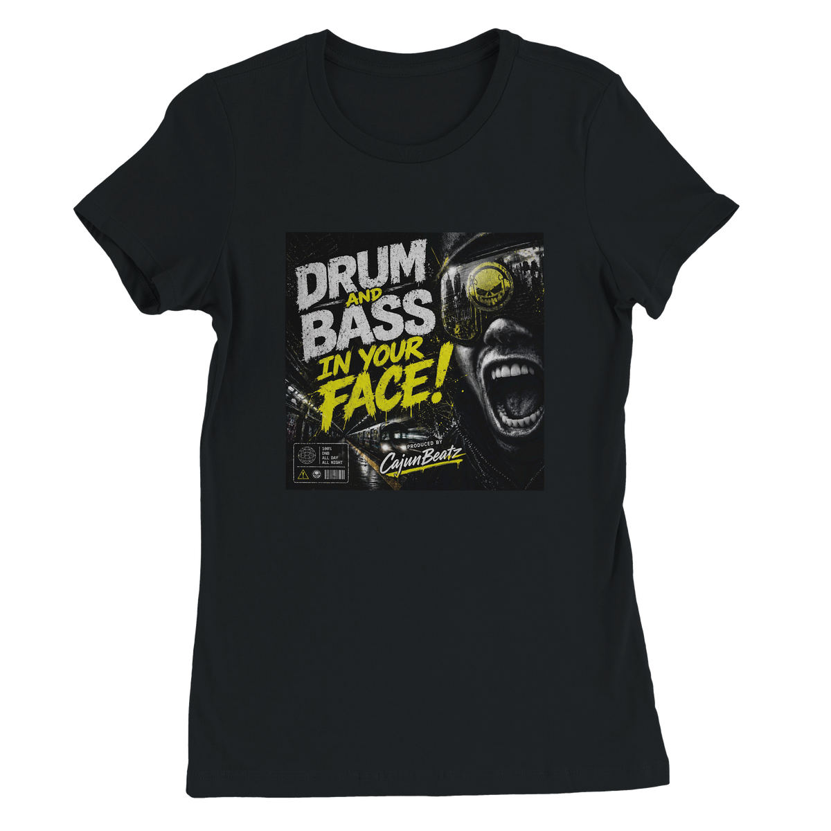 Drum And Bass In Your Face! - Women’s Cut T-Shirt