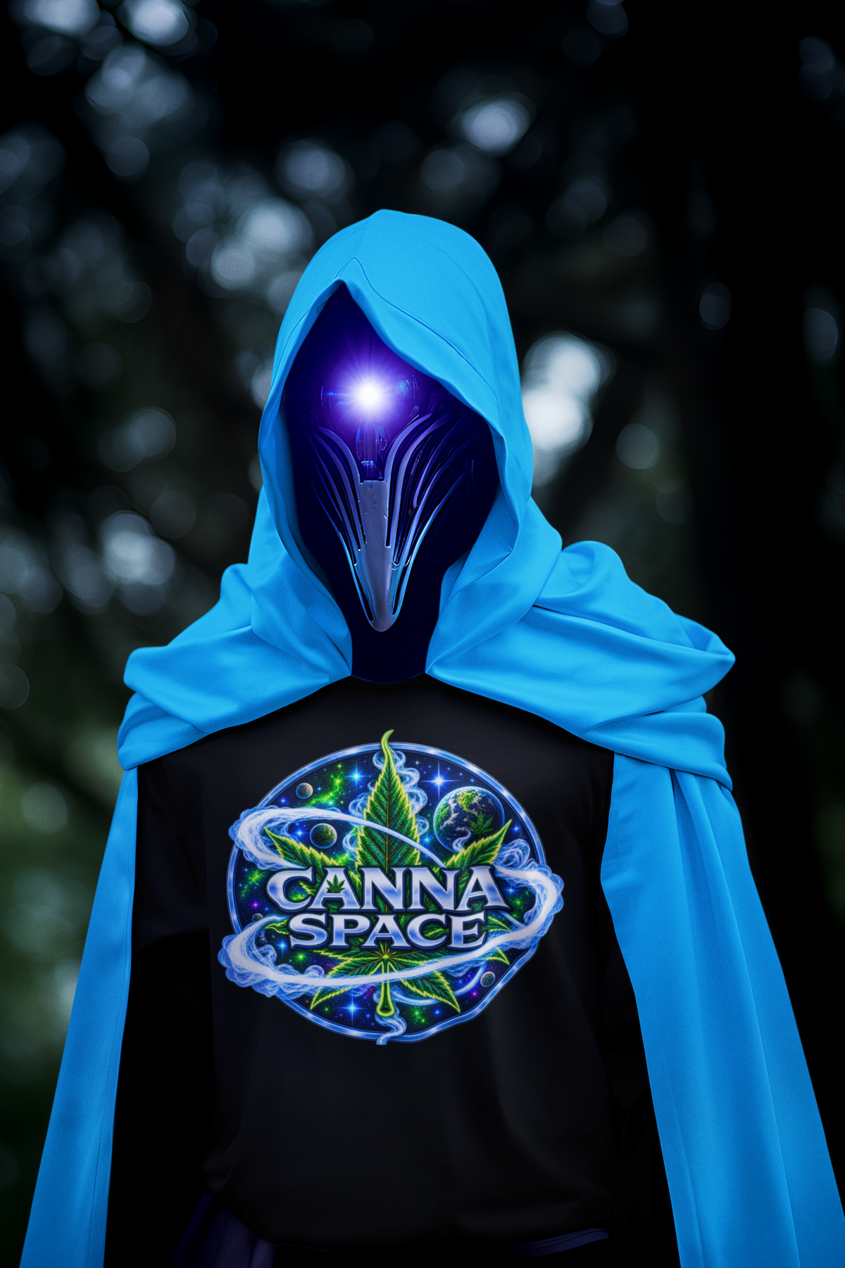 Canna Space T-Shirt - Blue Orbit Edition