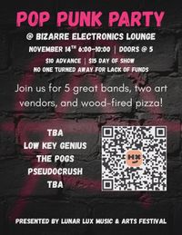 Low Key Genius @ Bizzarre electronics Lounge
