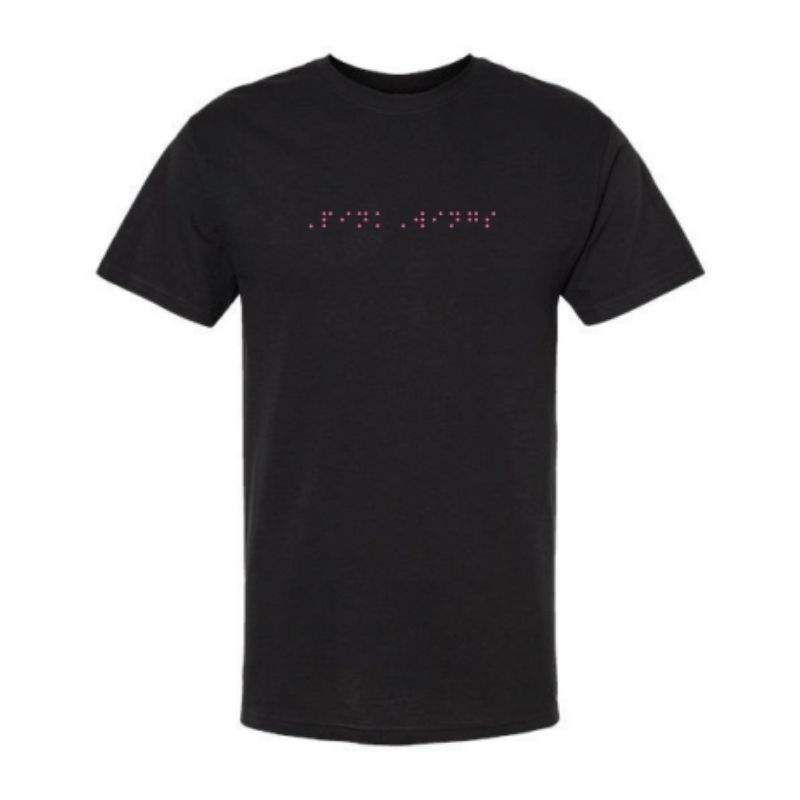 Pink Wings Braille T Shirt
