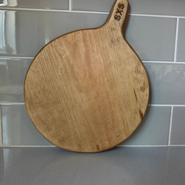 Toast Stained Pine Wood Cutting Board