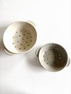 Gray Stoneware Fruit Bowl