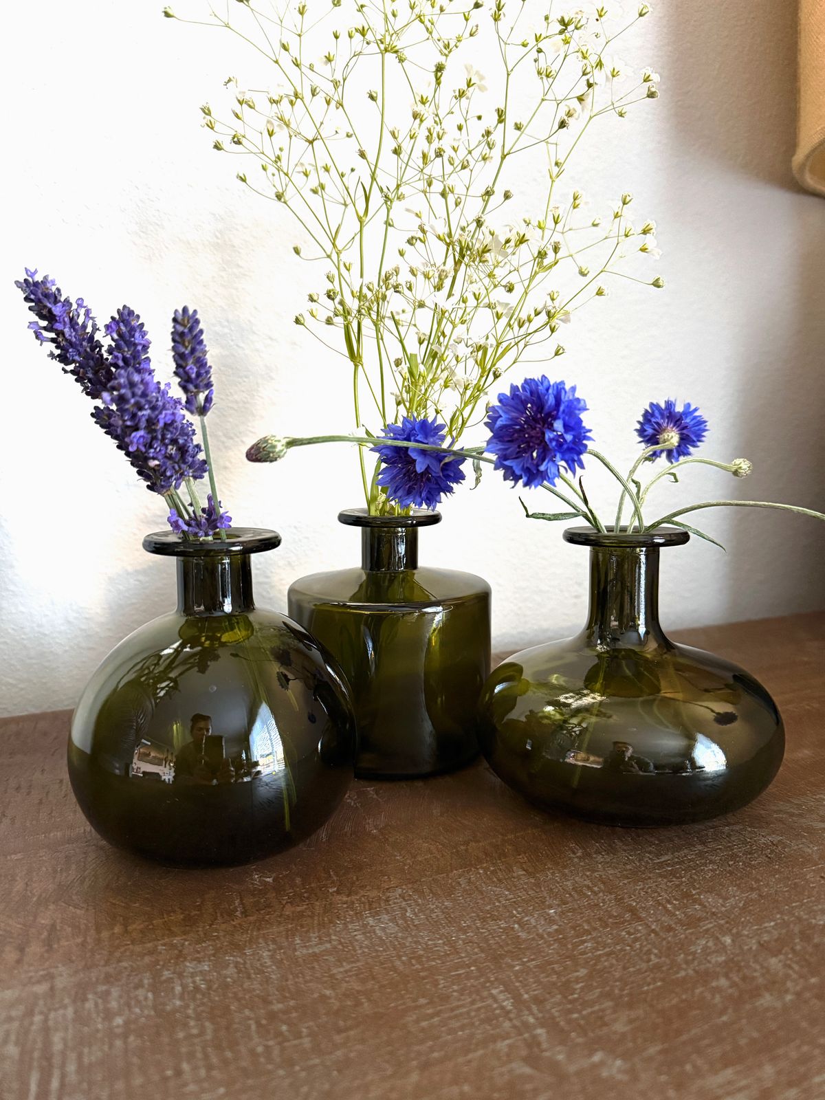 Glass Bud Vase Set