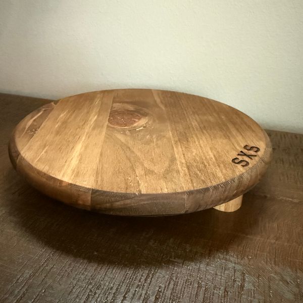 Pine Wood Round Riser