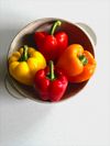 Ivory Stoneware Fruit Bowl