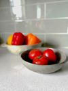 Ivory Stoneware Fruit Bowl