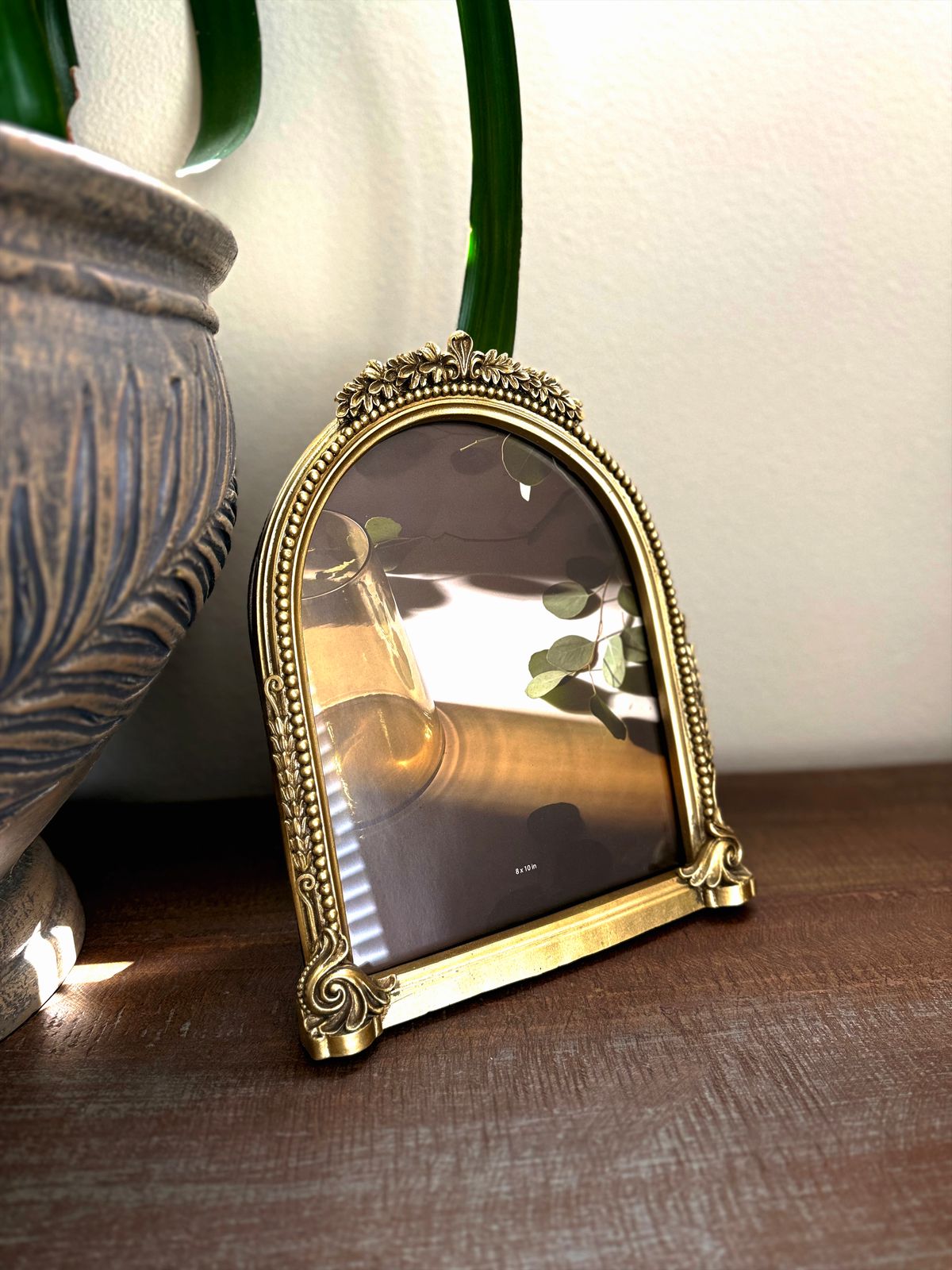Gold Baroque Arch Frame